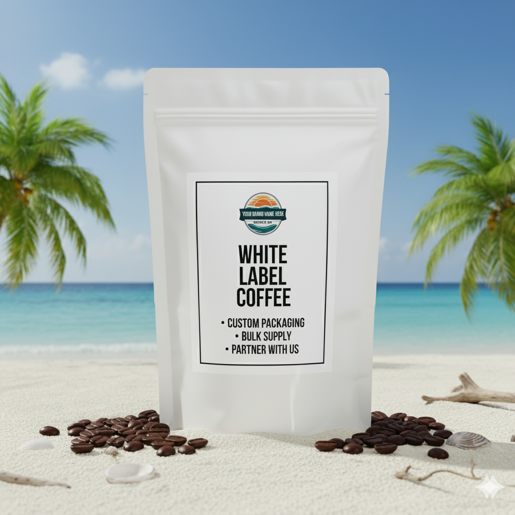 Coffee beans and brewing